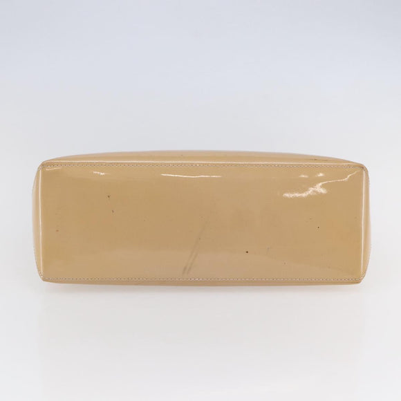 LOUIS VUITTON Vernis Wilshire PM Hand Bag Rose Flow Lantern M91642 Auth ep11166