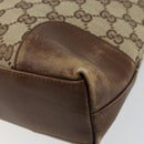 GUCCI GG Canvas Shoulder Bag Beige Brown Auth ep11167-17
