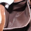 GUCCI GG Canvas Shoulder Bag Beige Brown Auth ep11167-21