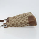 GUCCI GG Canvas Shoulder Bag Beige Brown Auth ep11167-4