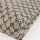 GUCCI GG Supreme Web Sherry Line Tote Bag PVC Beige 37 02 2140 Auth ep11172-15