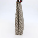 GUCCI GG Supreme Web Sherry Line Tote Bag PVC Beige 37 02 2140 Auth ep11172-4