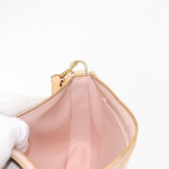 LOUIS VUITTON Vernis Pochette Accessoires Rose Angelique M90072 LV Auth ep11176