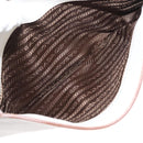 PRADA Shoulder Bag Leather White Gold Auth ep11182-22