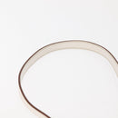 PRADA Shoulder Bag Leather White Gold Auth ep11182-8