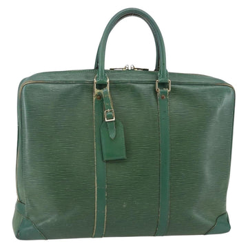 LOUIS VUITTON Epi Porte Documents Voyage Business Bag Green M54474 Auth ep11183
