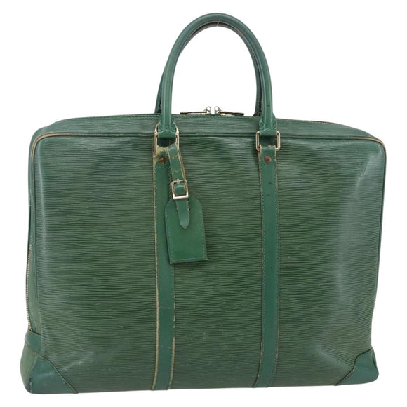 LOUIS VUITTON Epi Porte Documents Voyage Business Bag Green M54474 Auth ep11183