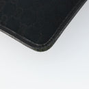 GUCCI GG Canvas Shoulder Bag Black Silver 27639 Auth ep11186-17