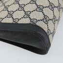 GUCCI GG Supreme Sherry Line Clutch Bag PVC Navy Fuchsia 89 01 001 Auth ep11187-11