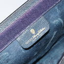 GUCCI GG Supreme Sherry Line Clutch Bag PVC Navy Fuchsia 89 01 001 Auth ep11187-12