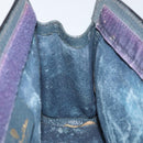 GUCCI GG Supreme Sherry Line Clutch Bag PVC Navy Fuchsia 89 01 001 Auth ep11187-14