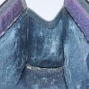 GUCCI GG Supreme Sherry Line Clutch Bag PVC Navy Fuchsia 89 01 001 Auth ep11187-15