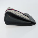 GUCCI GG Supreme Sherry Line Clutch Bag PVC Navy Fuchsia 89 01 001 Auth ep11187-4