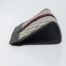 GUCCI GG Supreme Sherry Line Clutch Bag PVC Navy Fuchsia 89 01 001 Auth ep11187-5