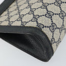 GUCCI GG Supreme Sherry Line Clutch Bag PVC Navy Fuchsia 89 01 001 Auth ep11187-9