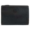 Burberrys Clutch Bag Leather Black Auth ep11188-13