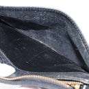 Burberrys Clutch Bag Leather Black Auth ep11188-12