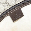 GUCCI GG Supreme Tote Bag PVC Leather Beige Auth ep11190-16