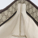 GUCCI GG Supreme Tote Bag PVC Leather Beige Auth ep11190-19