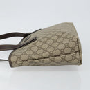 GUCCI GG Supreme Tote Bag PVC Leather Beige Auth ep11190-5