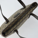 GUCCI GG Supreme Tote Bag PVC Leather Beige Auth ep11190-6