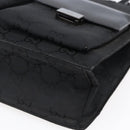GUCCI GG Canvas Tote Bag Nylon Black Auth ep11191-9