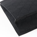 GUCCI GG Canvas Tote Bag Nylon Black Auth ep11191-16