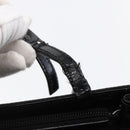 GUCCI GG Canvas Tote Bag Nylon Black Auth ep11191-10