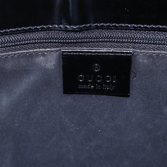 GUCCI GG Canvas Tote Bag Nylon Black Auth ep11191