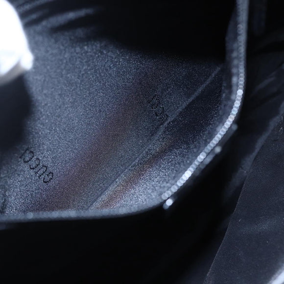 GUCCI GG Canvas Tote Bag Nylon Black Auth ep11191