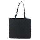 GUCCI GG Canvas Tote Bag Nylon Black Auth ep11191-2