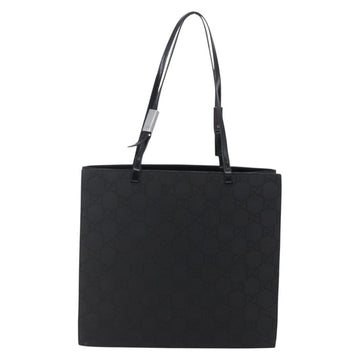 GUCCI GG Canvas Tote Bag Nylon Black Auth ep11191 - 0