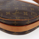 LOUIS VUITTON Monogram Jeune Fille GM Shoulder Bag M51225 LV Auth ep11192-16
