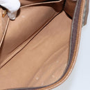 GUCCI GG Plus Supreme Clutch Bag PVC Beige Gold Auth ep11196-15