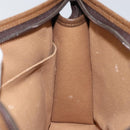 GUCCI GG Plus Supreme Clutch Bag PVC Beige Gold Auth ep11196-16