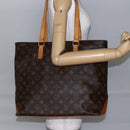 LOUIS VUITTON Monogram Cabas Mezzo Tote Bag M51151 LV Auth ep11200-21