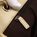 GUCCI GG Canvas Tote Bag Beige Gold 120836 Auth ep11204-18