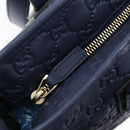 GUCCI Guccissima GG Tote Bag Leather Blue Auth ep11205-10