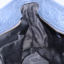 GUCCI Guccissima GG Tote Bag Leather Blue Auth ep11205-20