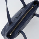 GUCCI Guccissima GG Tote Bag Leather Blue Auth ep11205-6