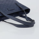 GUCCI Guccissima GG Tote Bag Leather Blue Auth ep11205-7