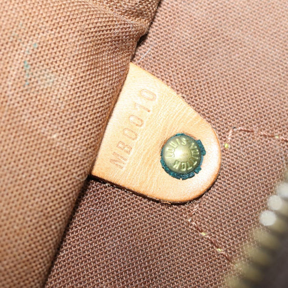 LOUIS VUITTON Monogram Speedy 35 Hand Bag M41524 LV Auth ep11207