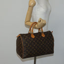 LOUIS VUITTON Monogram Speedy 35 Hand Bag M41524 LV Auth ep11207-22