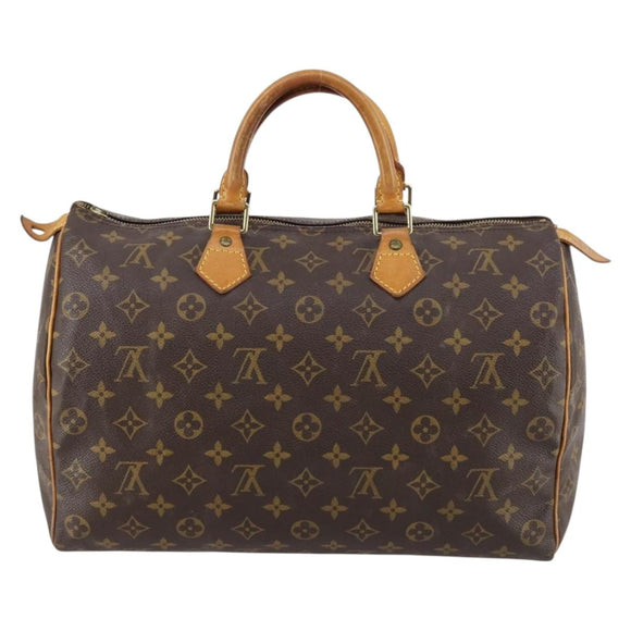 LOUIS VUITTON Monogram Speedy 35 Hand Bag M41524 LV Auth ep11207