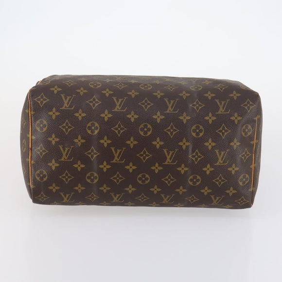 LOUIS VUITTON Monogram Speedy 35 Hand Bag M41524 LV Auth ep11207
