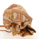 LOEWE Shoulder Bag Canvas Leather Beige Pink yellow Auth ep11209-6