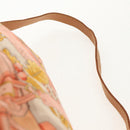 LOEWE Shoulder Bag Canvas Leather Beige Pink yellow Auth ep11209-9