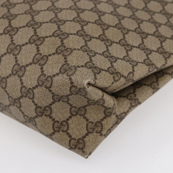 GUCCI GG Supreme Tote Bag PVC Beige Gold 39 02 061 Auth ep11212