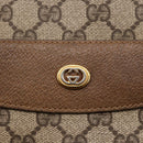 GUCCI GG Supreme Tote Bag PVC Beige Gold 39 02 061 Auth ep11212-17