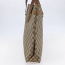 GUCCI GG Supreme Tote Bag PVC Beige Gold 39 02 061 Auth ep11212-4